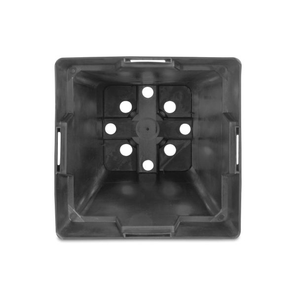 5.5 Inch Square Nursery Pot With Drain Holes