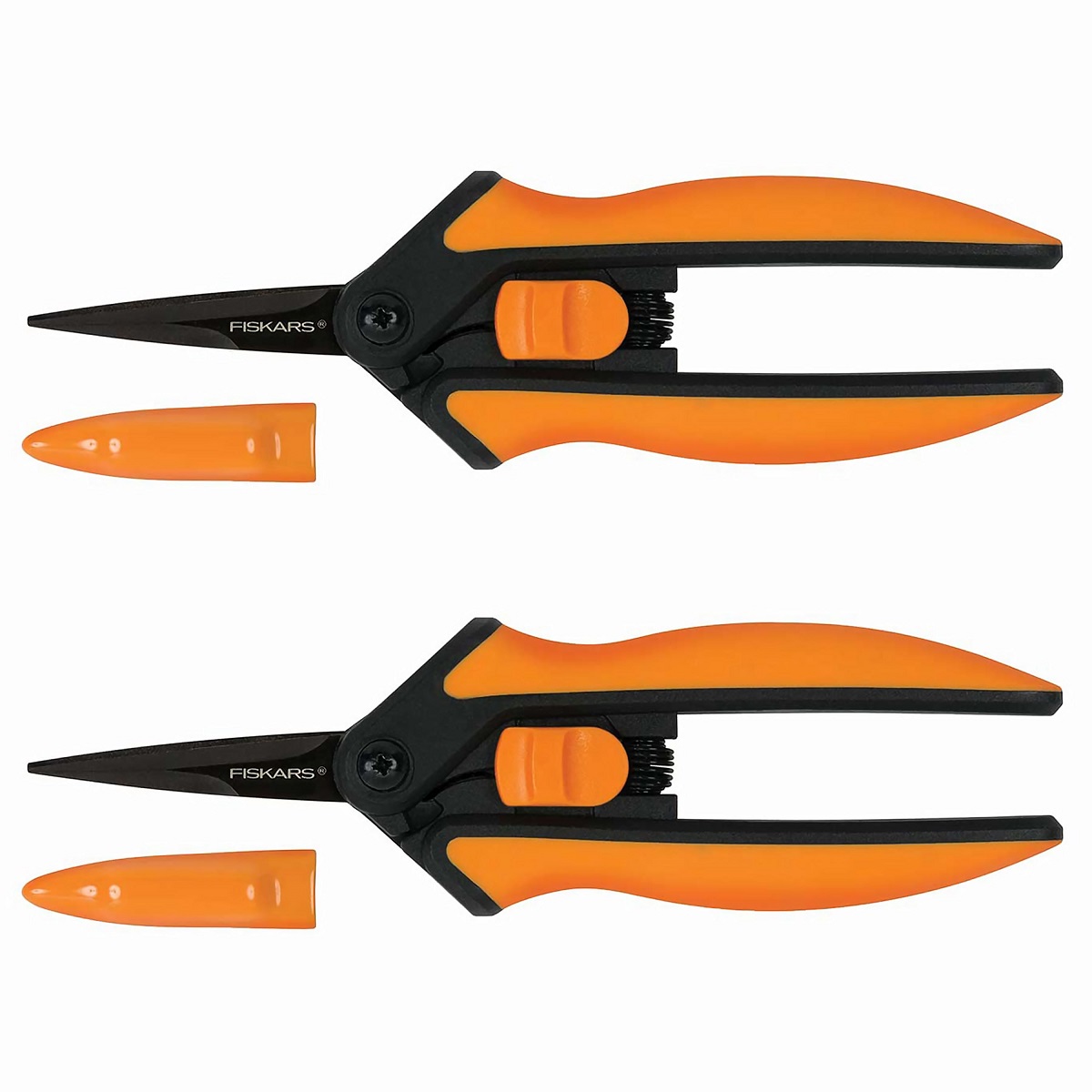 Fiskars Non-Stick Micro-Tip Purning Snips 2-Pack