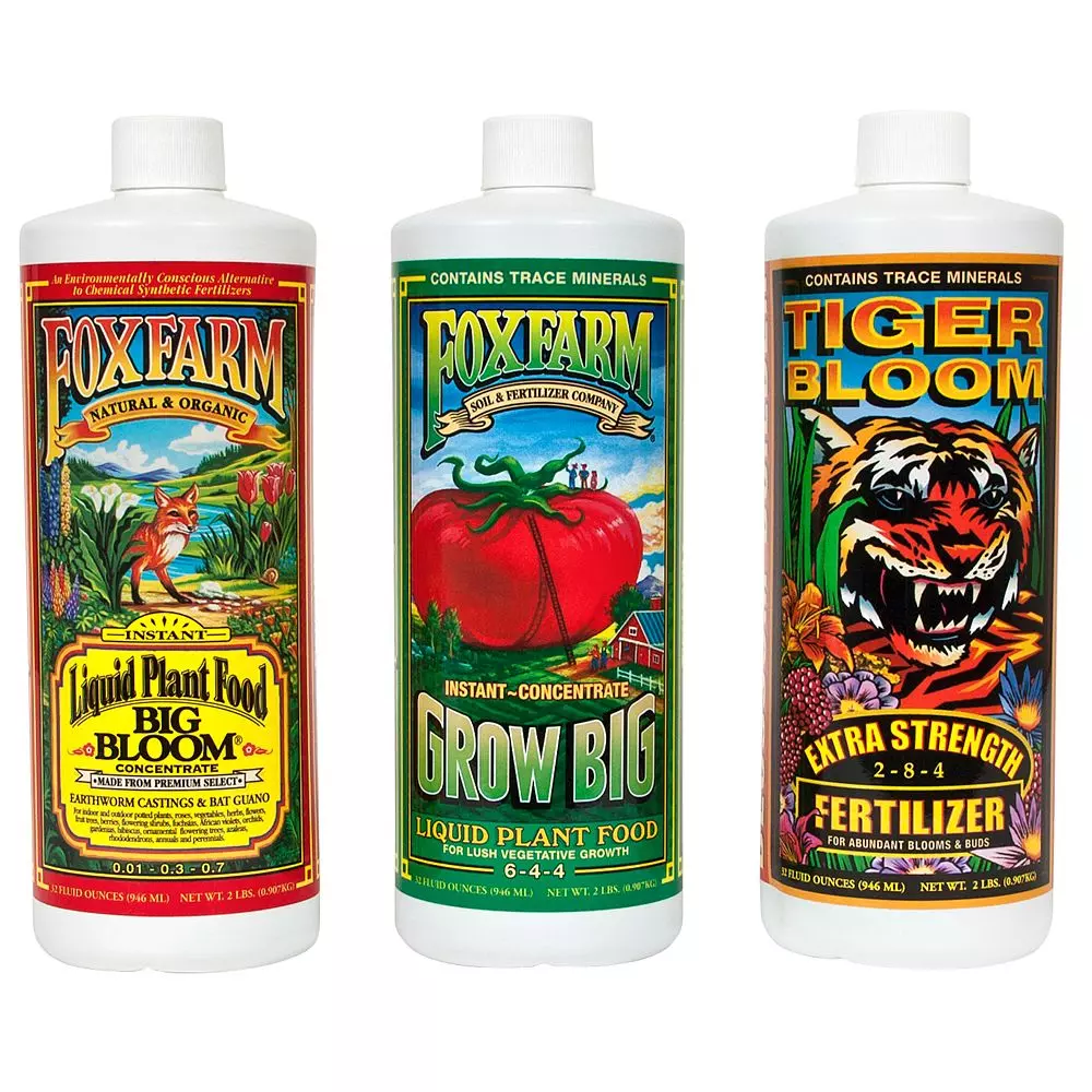 Fox Farm Trio Nutrients Fox Farm Soil Nutrient Trio HTG Supply
