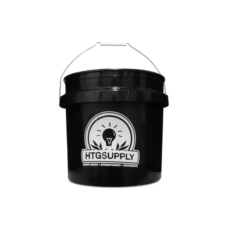 3.5 Gallon Bucket Black Hydroponic Buckets HTG Supply