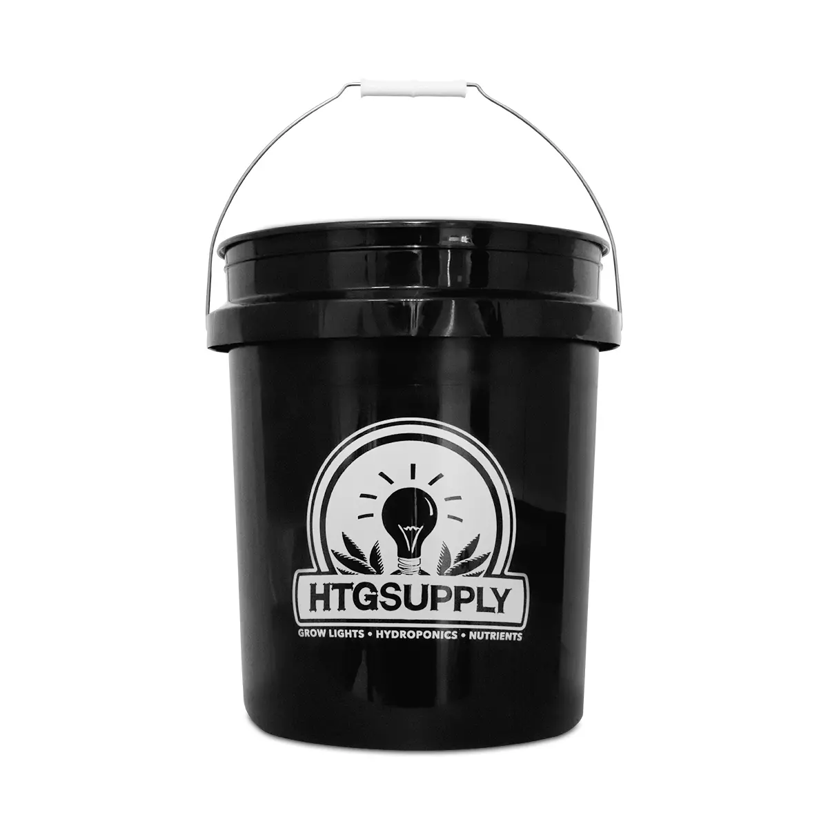 5 Gallon Black Bucket for Hydroponics  HTG Supply