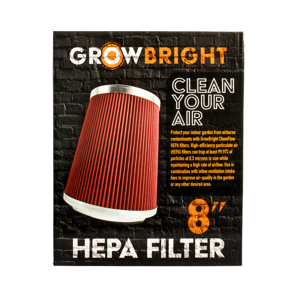GrowBright HEPA Inline Air Filter HTG Supply