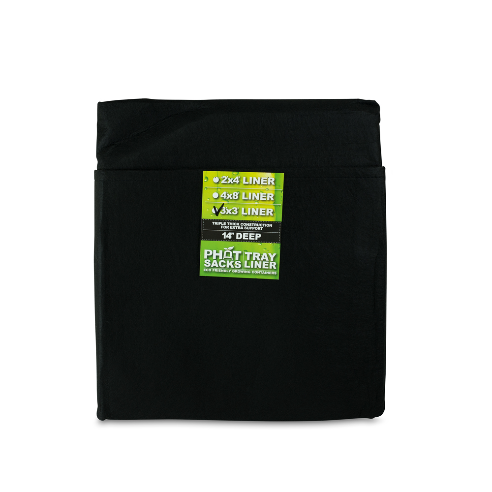 Phat Sacks Tray Liner 3X3 Folded