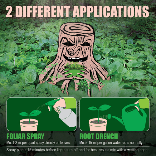 Stump Tea Veg Boost Application