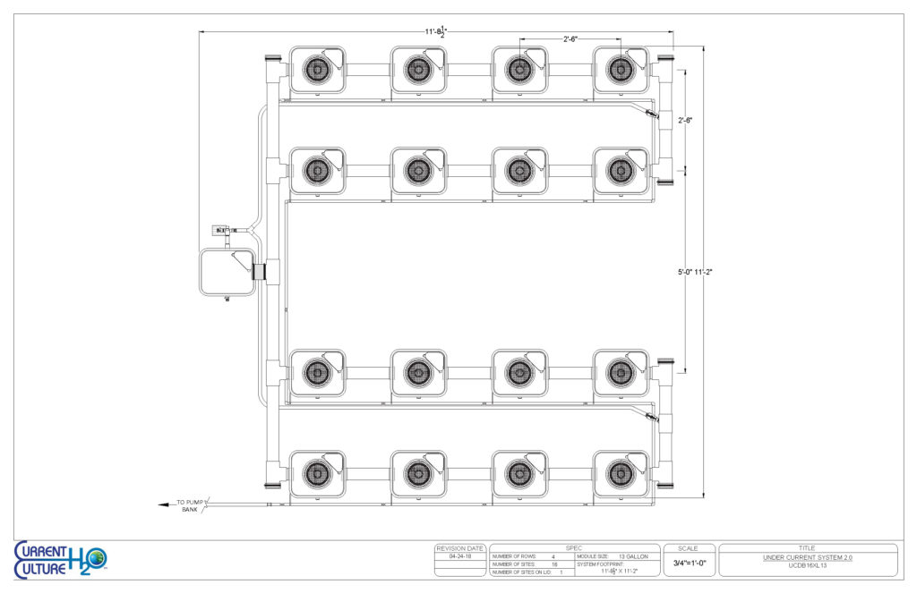 Under Current Double Barrel 16Xl13 Layout