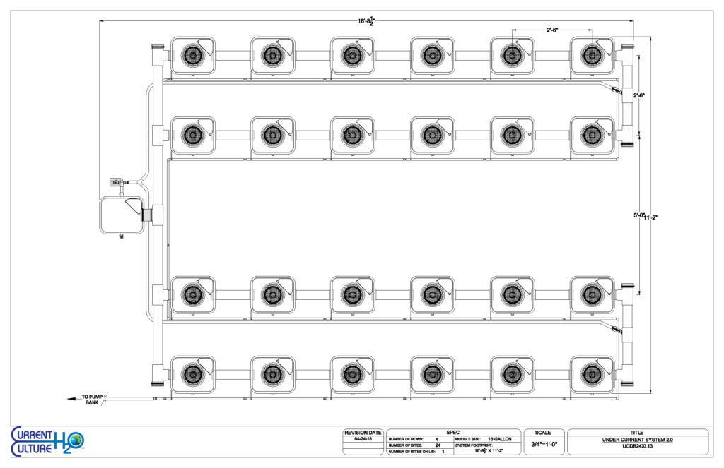 Under Current Double Barrel 24Xl13 Layout