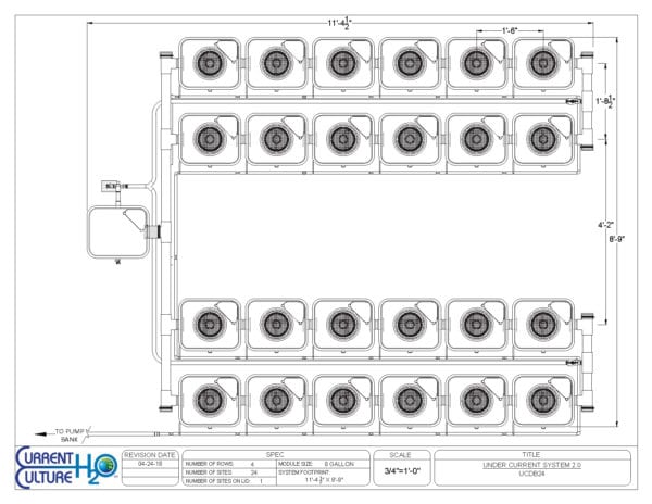 Under Current Double Barrel 24 Layout