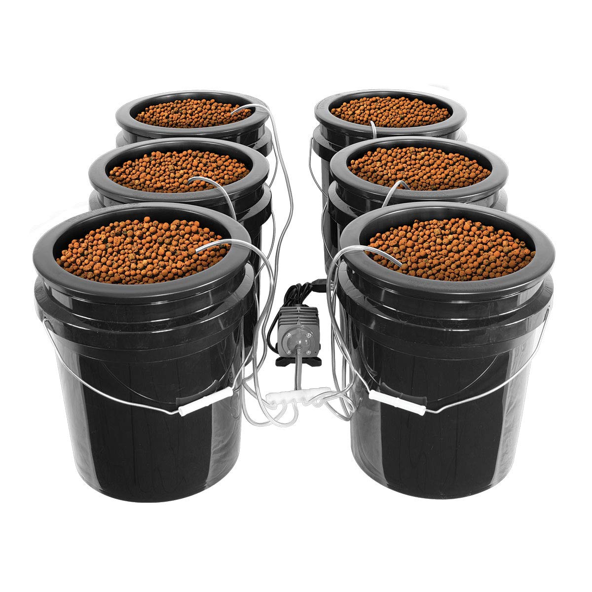 Bubble Brothers 6 Site 5 Gallon DWC System