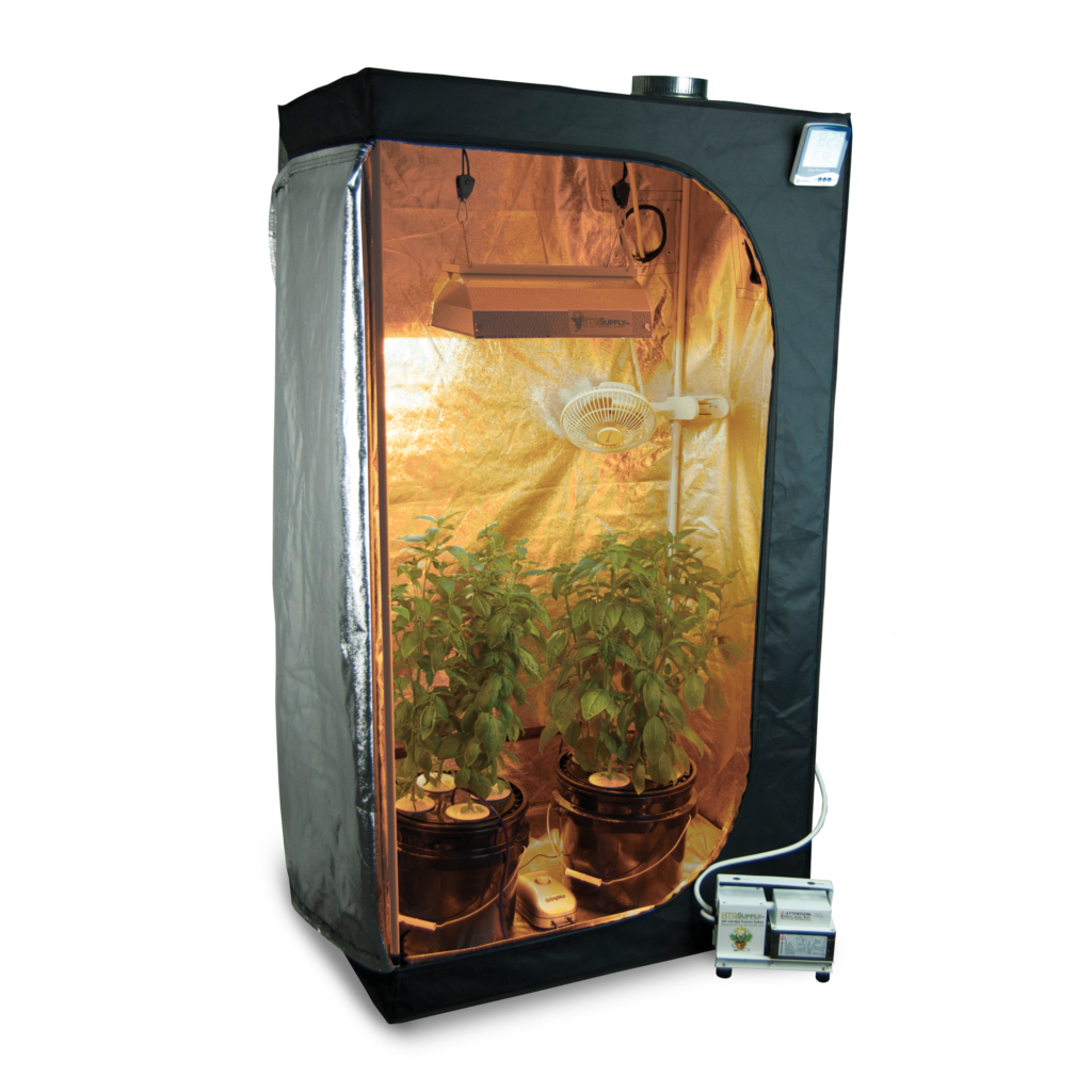 HTG 250w Small 2'x3' Hydroponic Grow Tent Kit