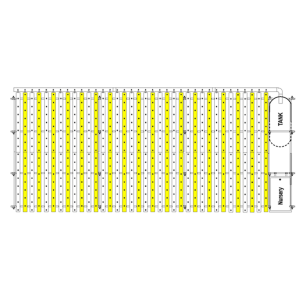 Crop King 10 36 Nft Hydroponic System