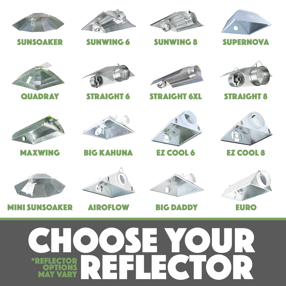 Hi F 600 Watt Grow Light Kit Reflectors