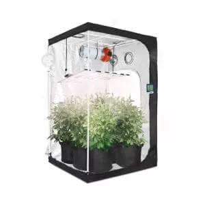 HTG 4x4 Organic LED Grow Tent Kit with Full Spectrum LED