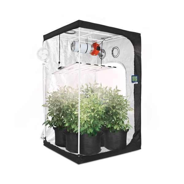 HTG 4x4 Organic LED Grow Tent Kit with Full Spectrum LED