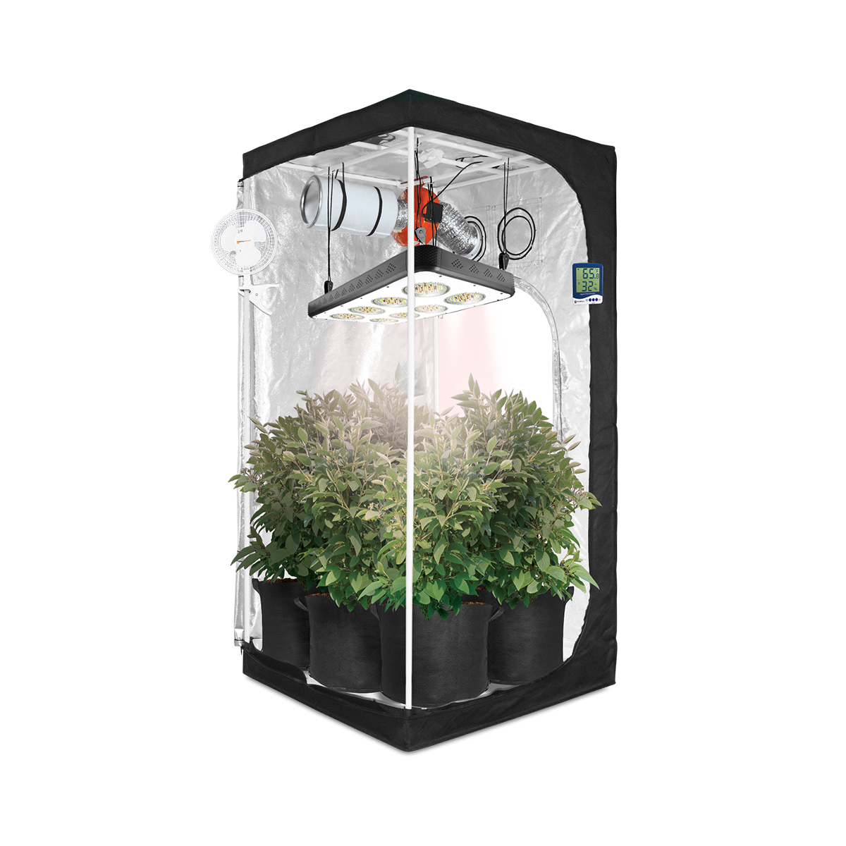 3x3 Organic LED Grow Tent | HTG Supply