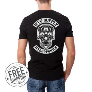 Htg Supply Sugar Skull Black T Shirt Free Shipping