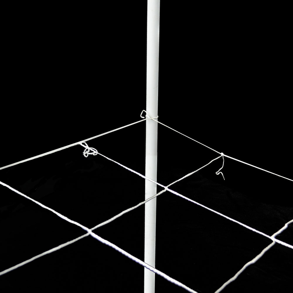 Trellis Netting Tied