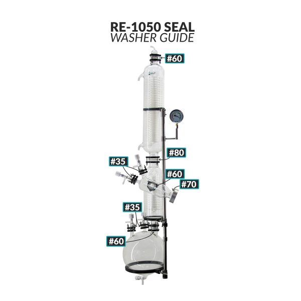 Usa Lab 50L Rotary Evaporator Turnkey Setup Rotovap Re 1050 Diagram