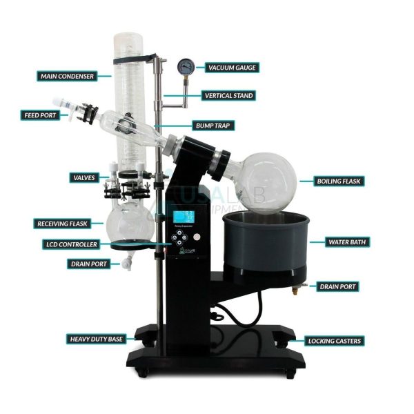 Usa Lab 5L Rotary Evaporator Turnkey Setup Rotovap Re 1005