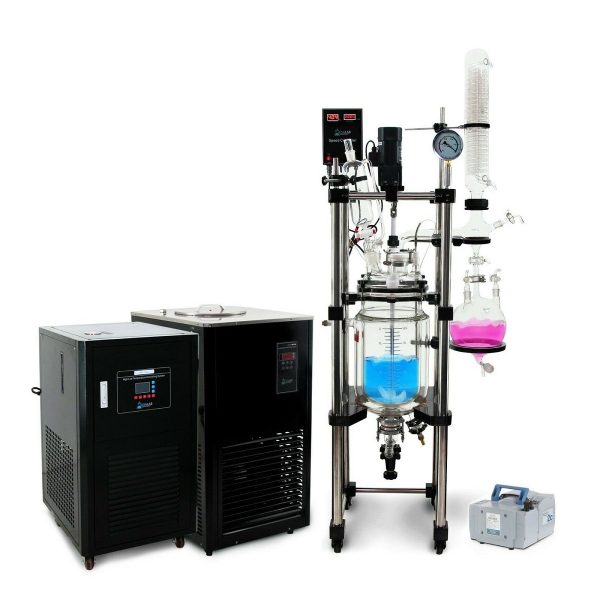 Usa Lab 10L Single Jacketed Glass Reactor Turnkey System