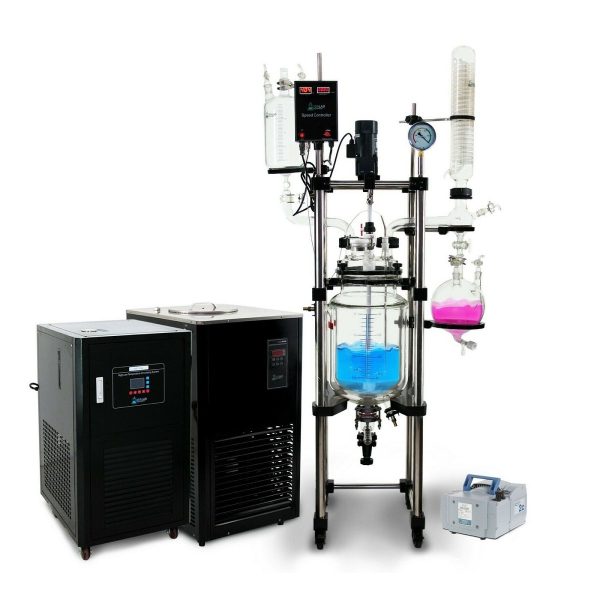 Usa Lab 20L Single Jacketed Glass Reactor Turnkey System