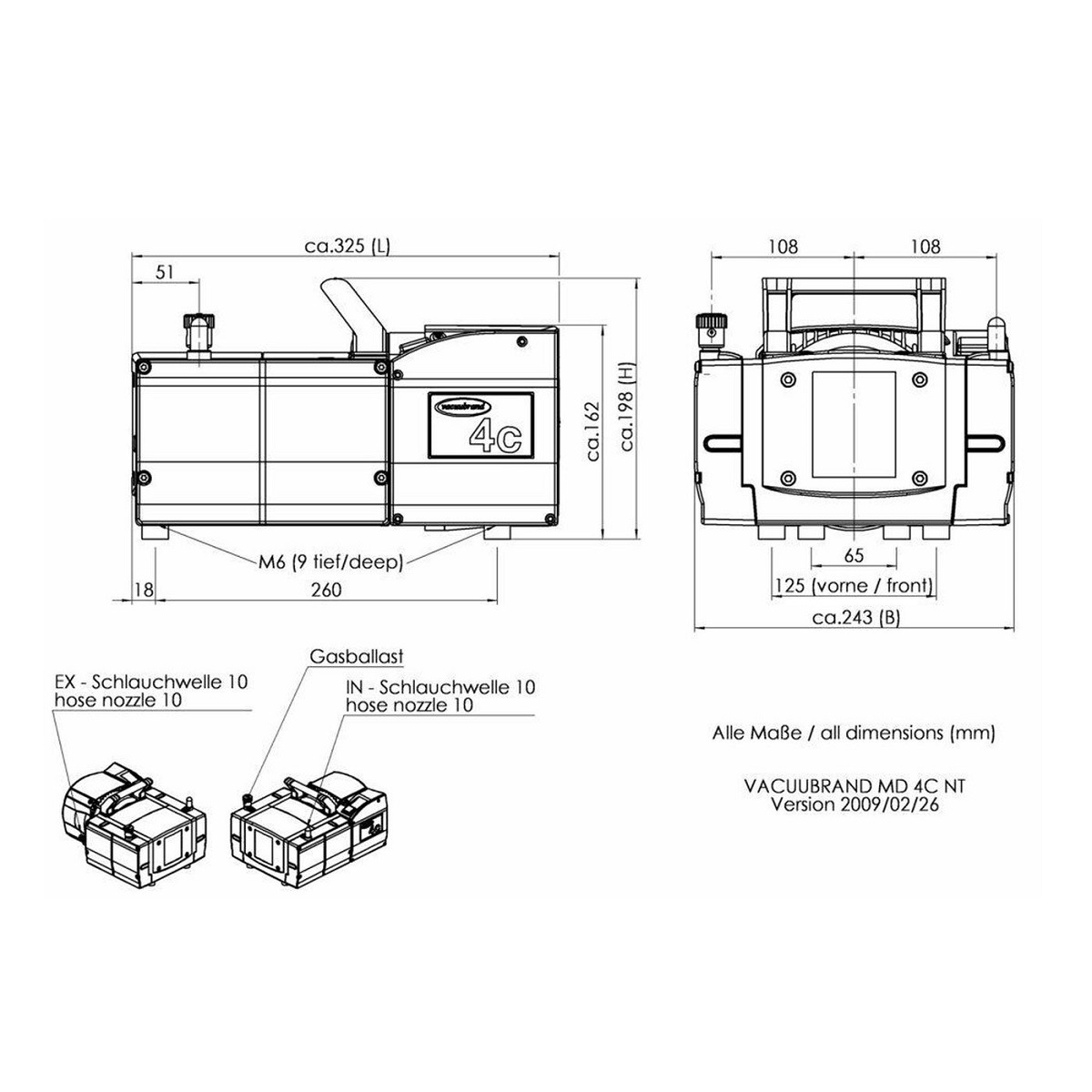 Usa Lab 50L Single Jacketed Glass Reactor Turnkey System Pump Diagram