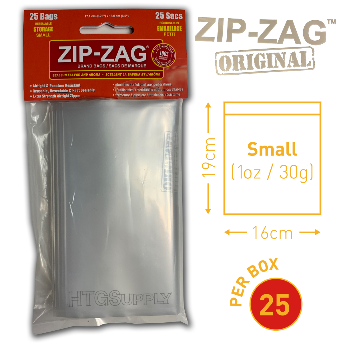 Zip Zag Small 25 Pack