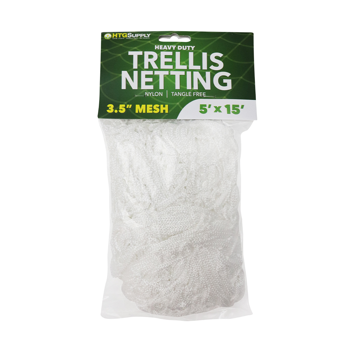 Trellis Netting Polyester Net 3.5" Mesh 5' x 15' Trellis Plant Support BAY HYDRO 