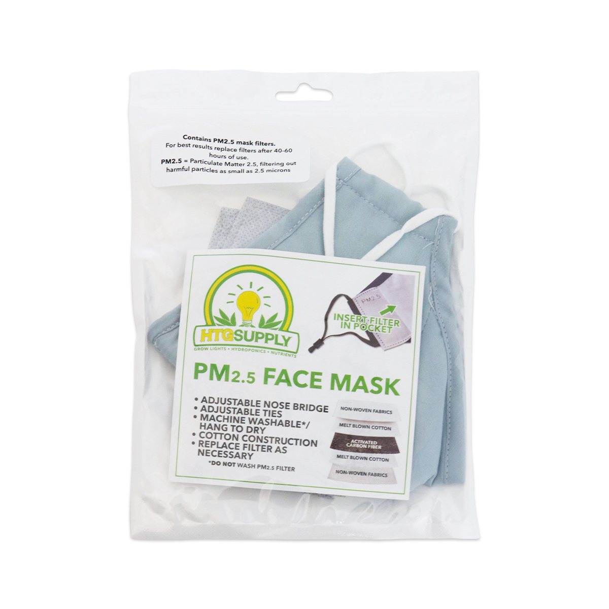 HTG Supply PM 2.5 Face Mask