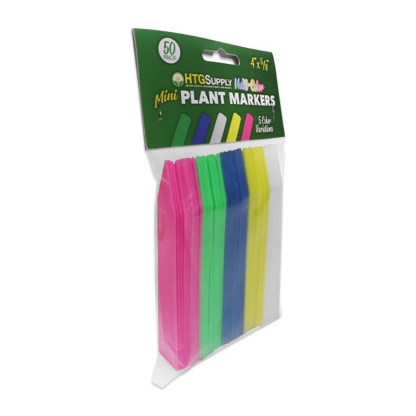 Plastic Plant Label Markers - Multi-Color