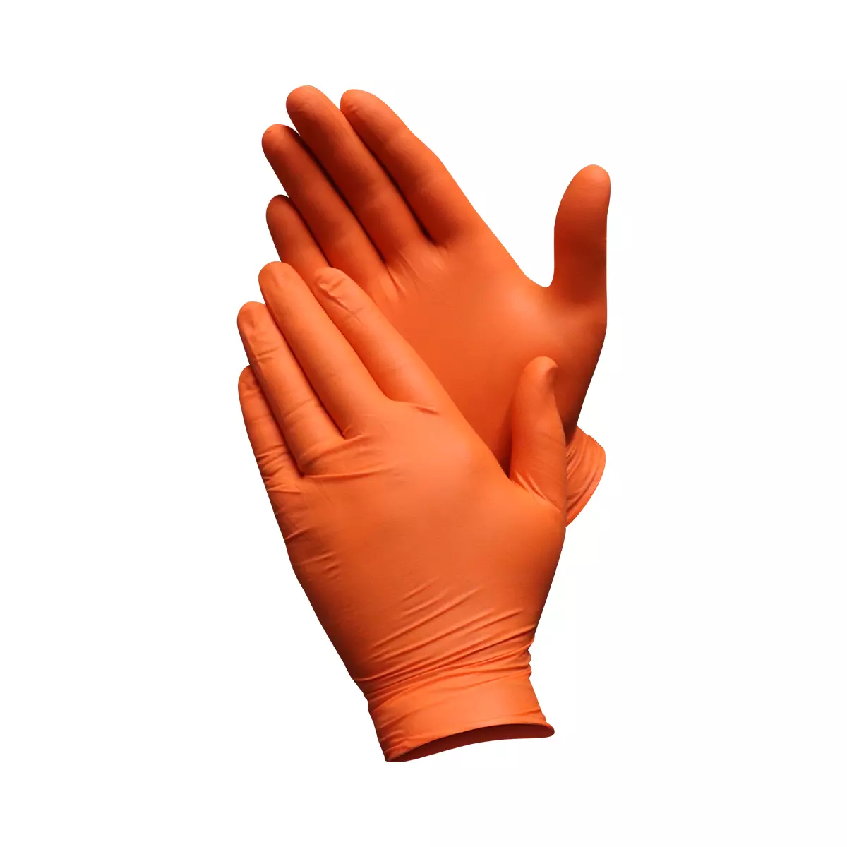 Orange Nitrile Gloves - 100 Pack XXL