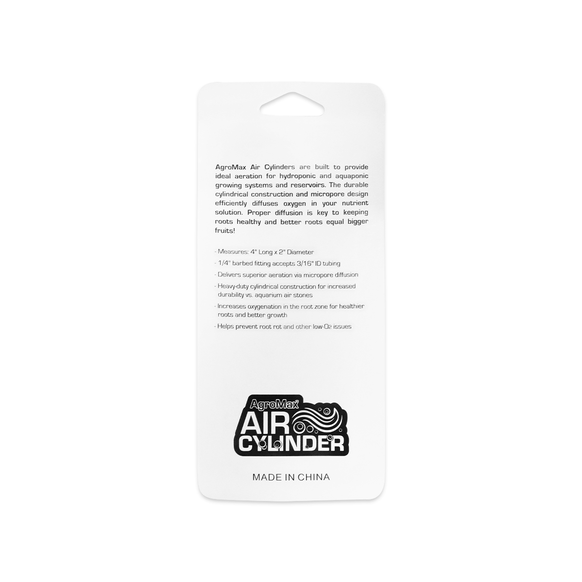 AgroMax 4 Inch Air Stone Specifications