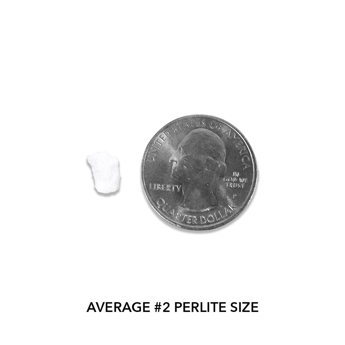 Pahroc Perlite #2 Actual Size