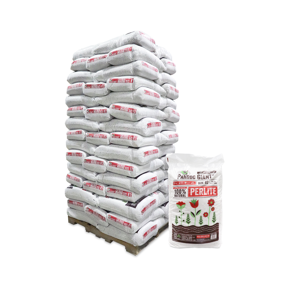 Pahroc Perlite #2 - 1.5 cuft | Pallet of 75 Bags