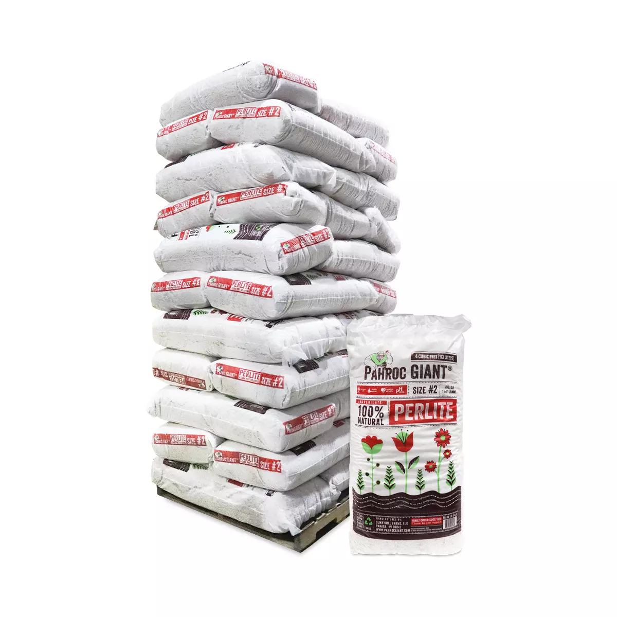 Pahroc Perlite #2 - 4 cuft | Pallet of 27 Bags