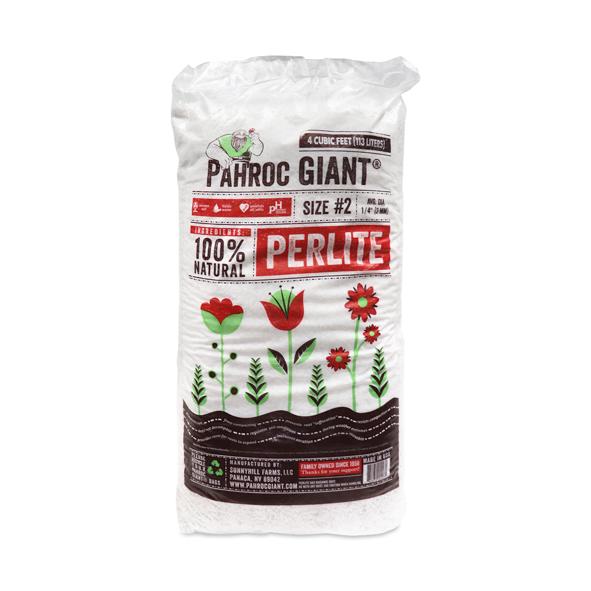 Pahroc Perlite #2 - 4 cuft