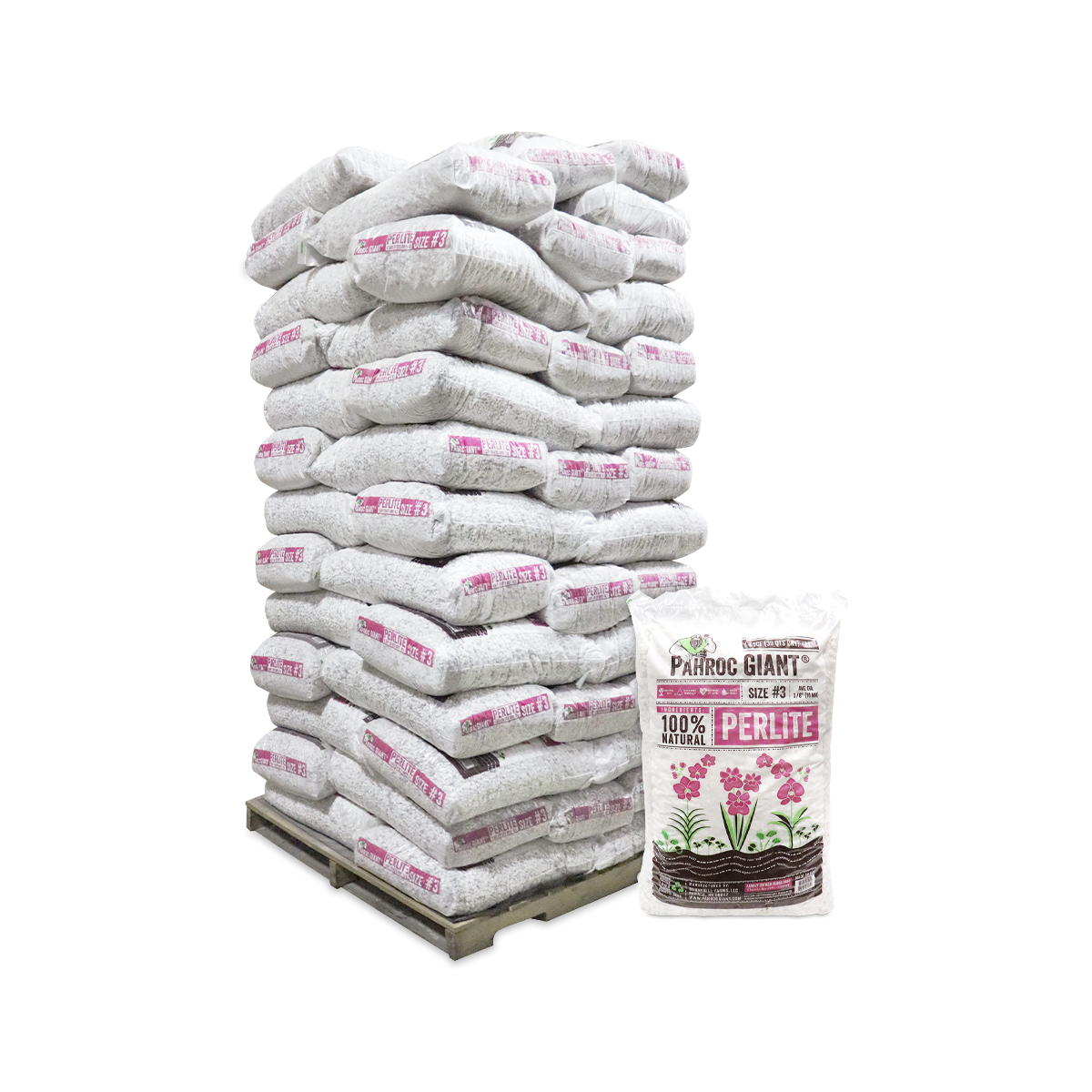 Pahroc Perlite #3 - 1.5 cuft | Pallet of 75 Bags