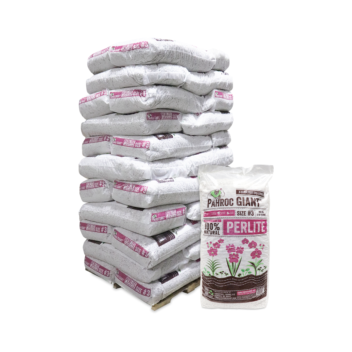 Pahroc Perlite #3 - 4 cuft | Pallet of 27 Bags