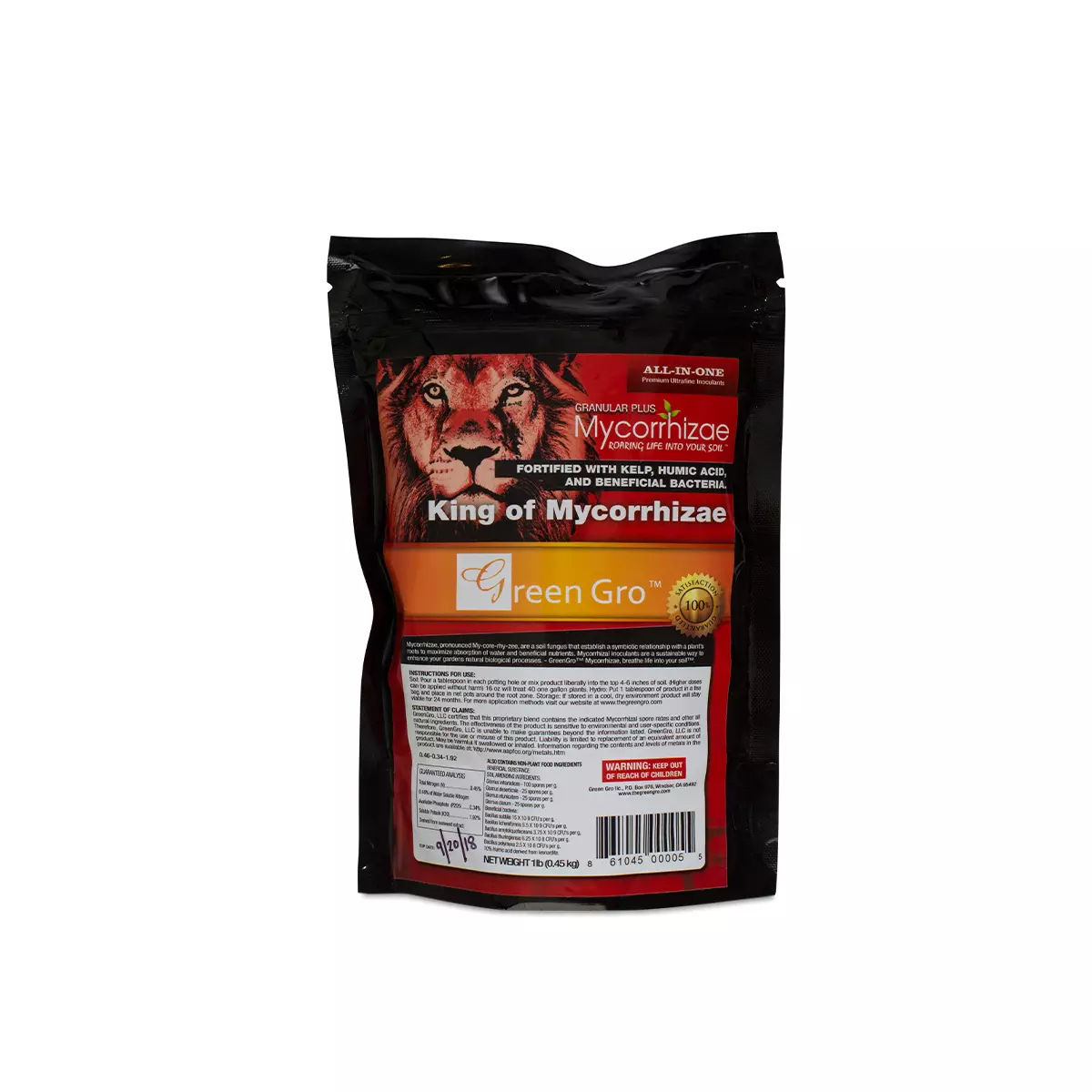 GreenGro Biologicals Granular Plus Mycorrhizae 1lb