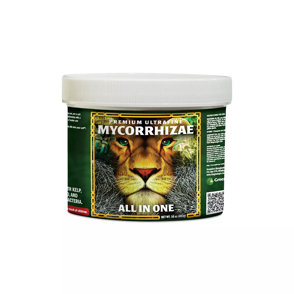 GreenGro Biologicals Premium Ultrafine Mycorrhizae 1lb