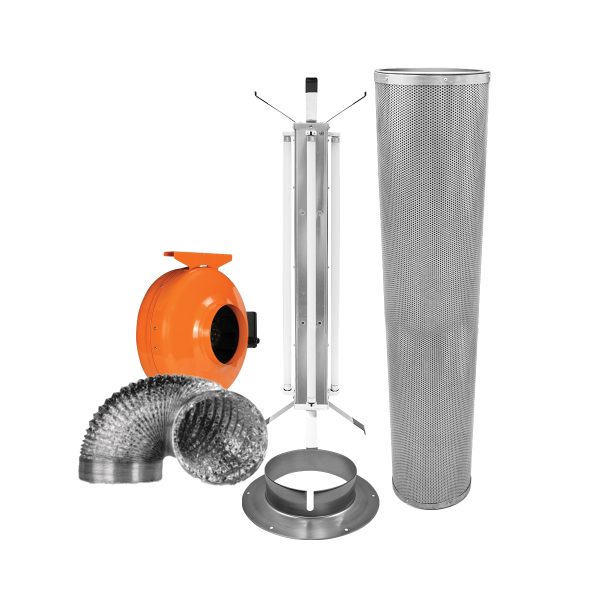 FloroFresh 424 Fan and Filter Kit Components