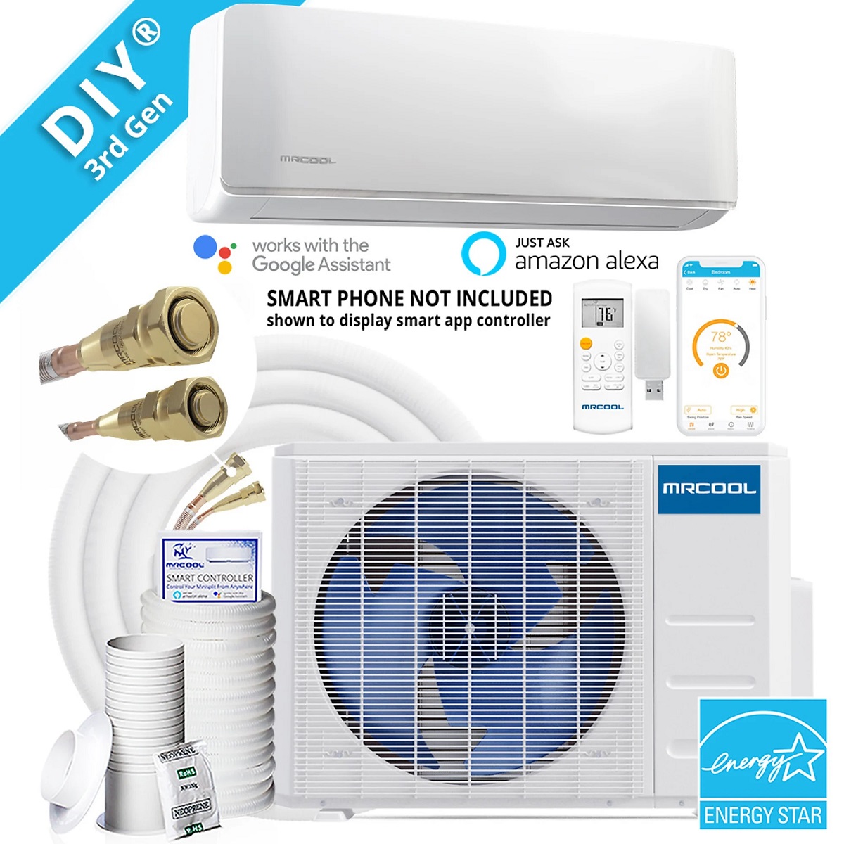 MRCOOL 18k Ductless DIY Mini-Split Heat Pump