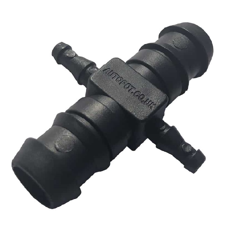 AutoPot Half Inch to Quarter Inch Cross Connector