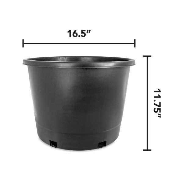 #10 Heavy Duty Nursery Pots Measurements