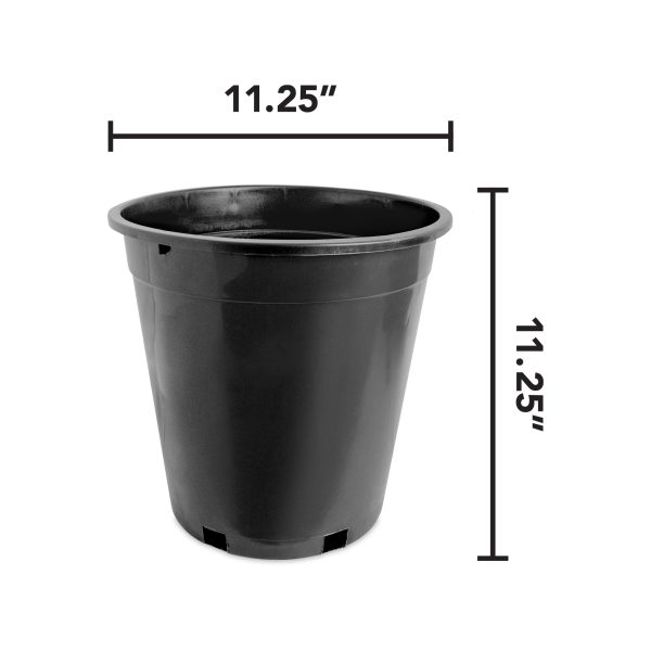 #5 Heavy Duty Nursery Pots Measurements