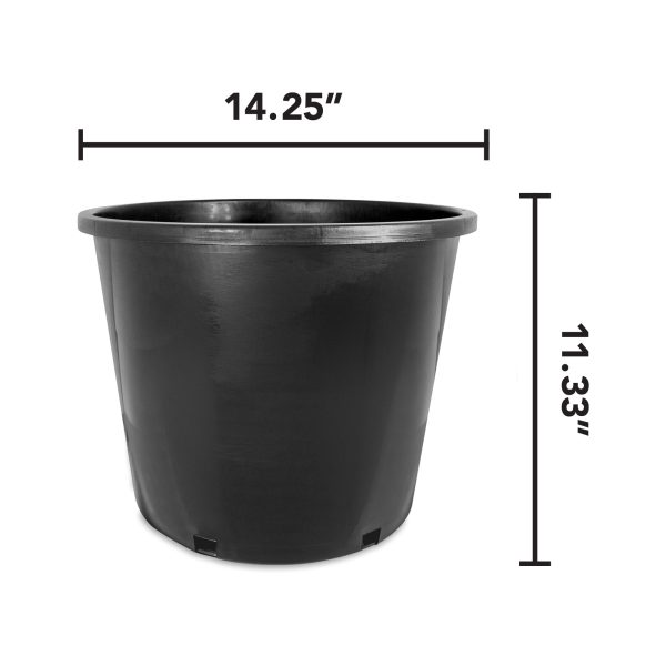 #7 Heavy Duty Nursery Pots Measurements