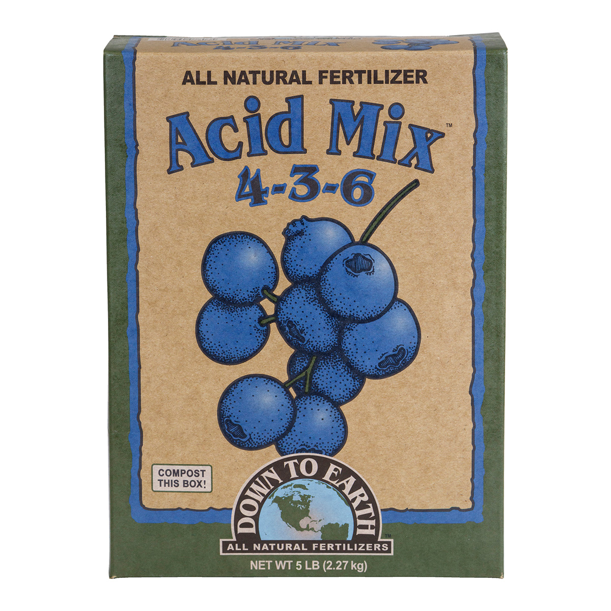 Down To Earth Acid Mix 5 lb