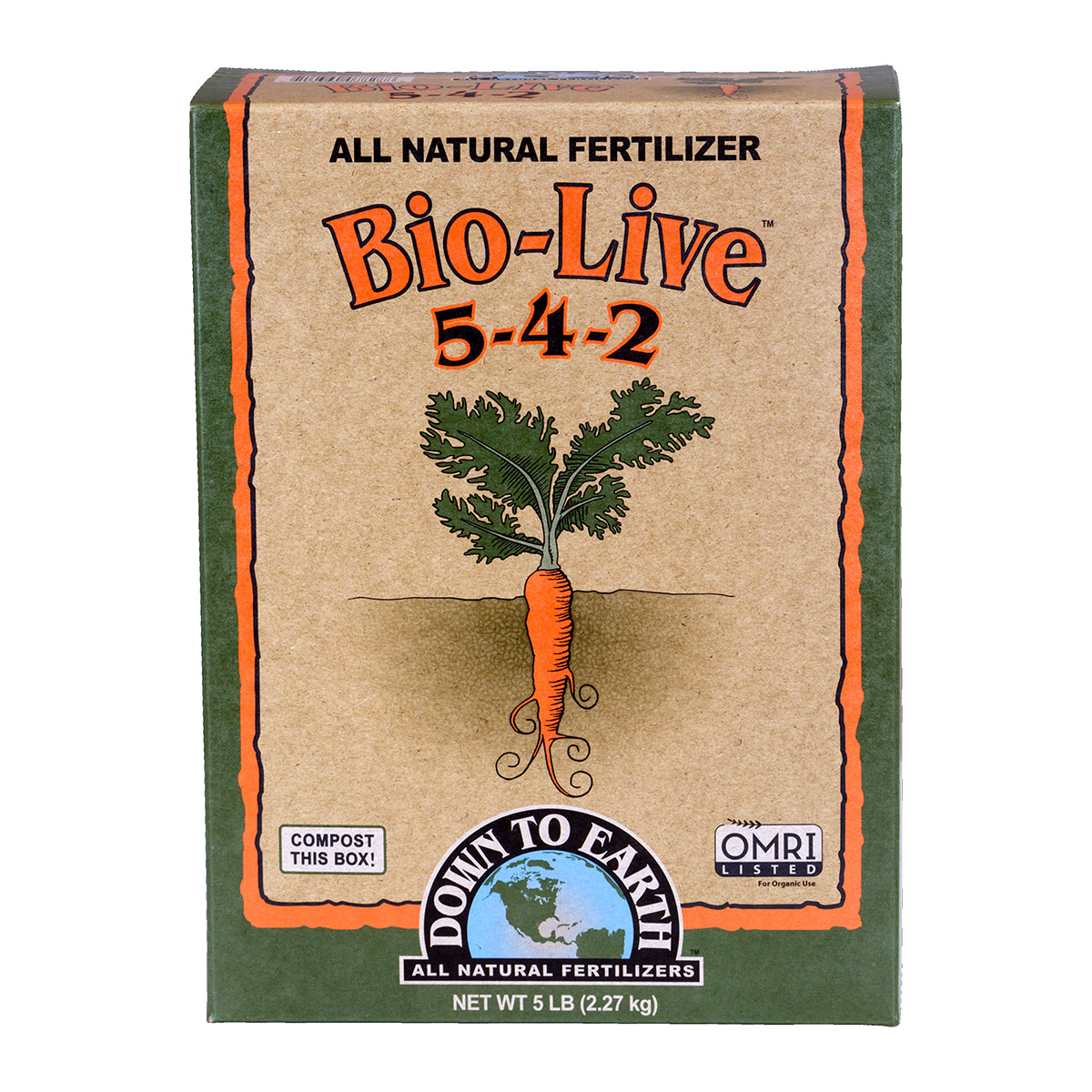 Down To Earth Bio-Live - 5 lb
