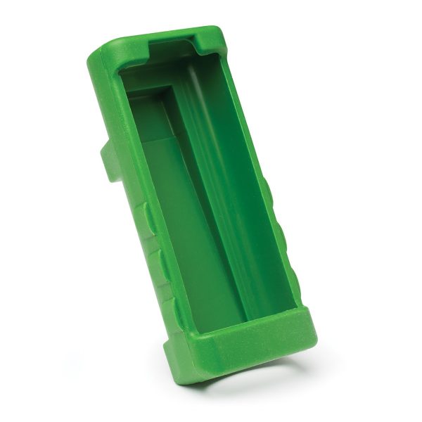 Green Shockproof Rubber Boot Angle