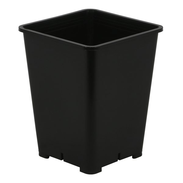 Gro Pro Premium Black Square Pot