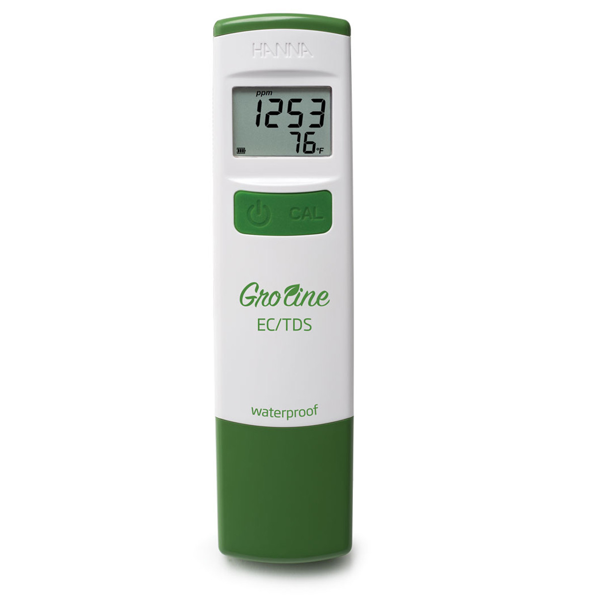 GroLine Waterproof EC-TDS Meter Pen Front